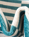 Soho Elegance Collection Area Rug -  Hudson (Turquoise) Round Turquoise  lifestyle 25