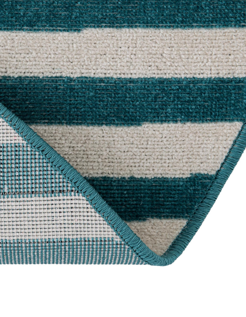 Soho Elegance Collection Area Rug -  Hudson (Turquoise) Round Turquoise  lifestyle 35
