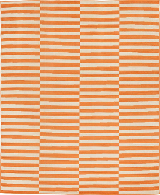 Soho Elegance Collection Area Rug -  Hudson (Orange) Rectangle Orange Main