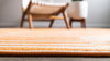 Soho Elegance Collection Area Rug -  Hudson (Orange) Rectangle Orange  lifestyle 5