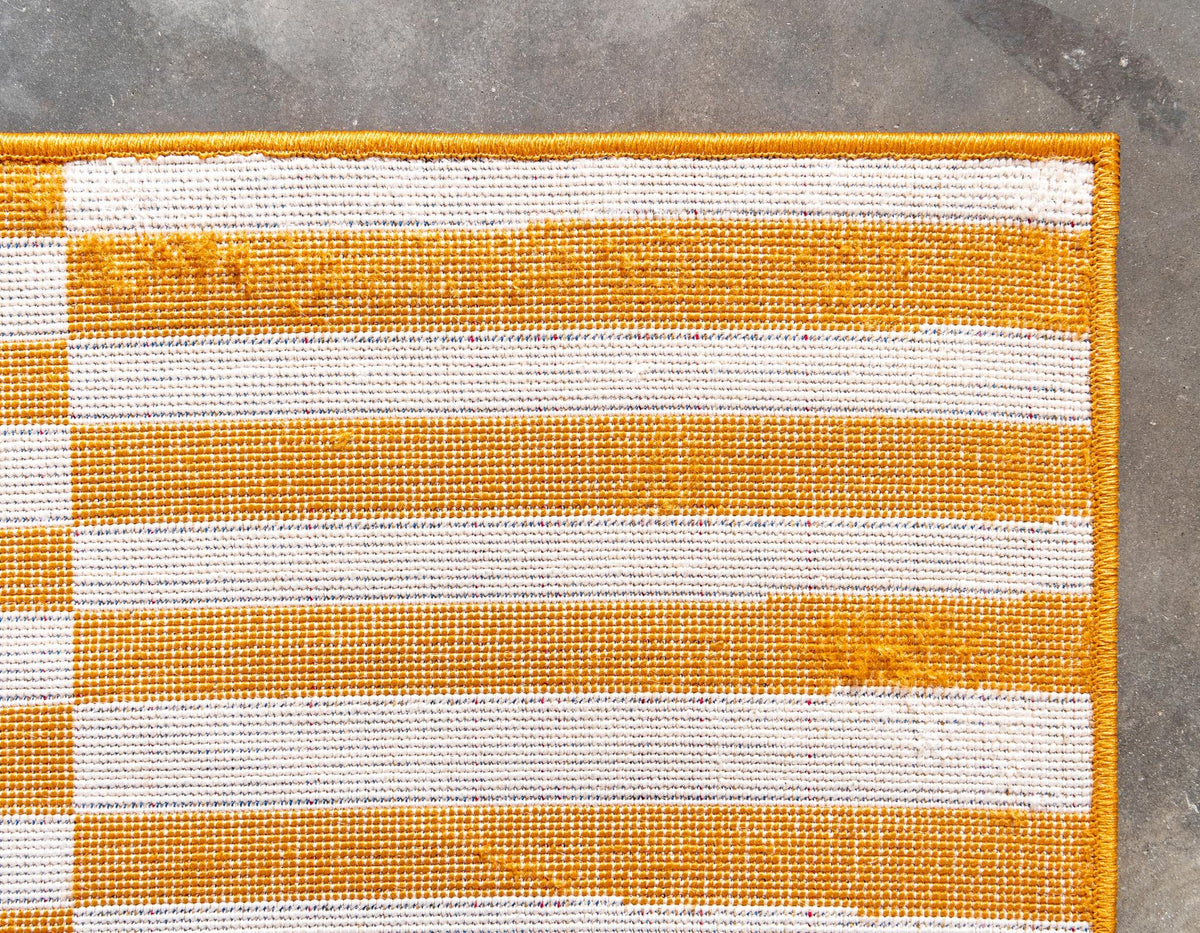 Soho Elegance Collection Area Rug -  Hudson (Orange) Rectangle Orange  lifestyle 10