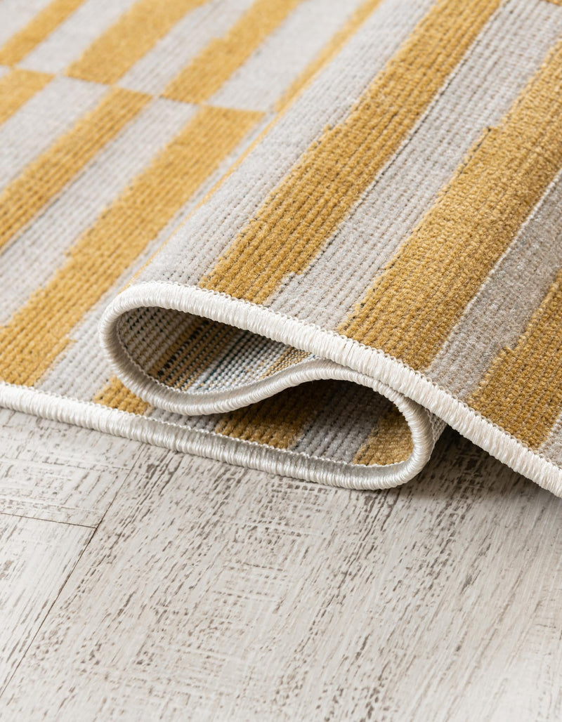 Soho Elegance Collection Area Rug -  Hudson (Yellow) Rectangle Yellow  lifestyle 4