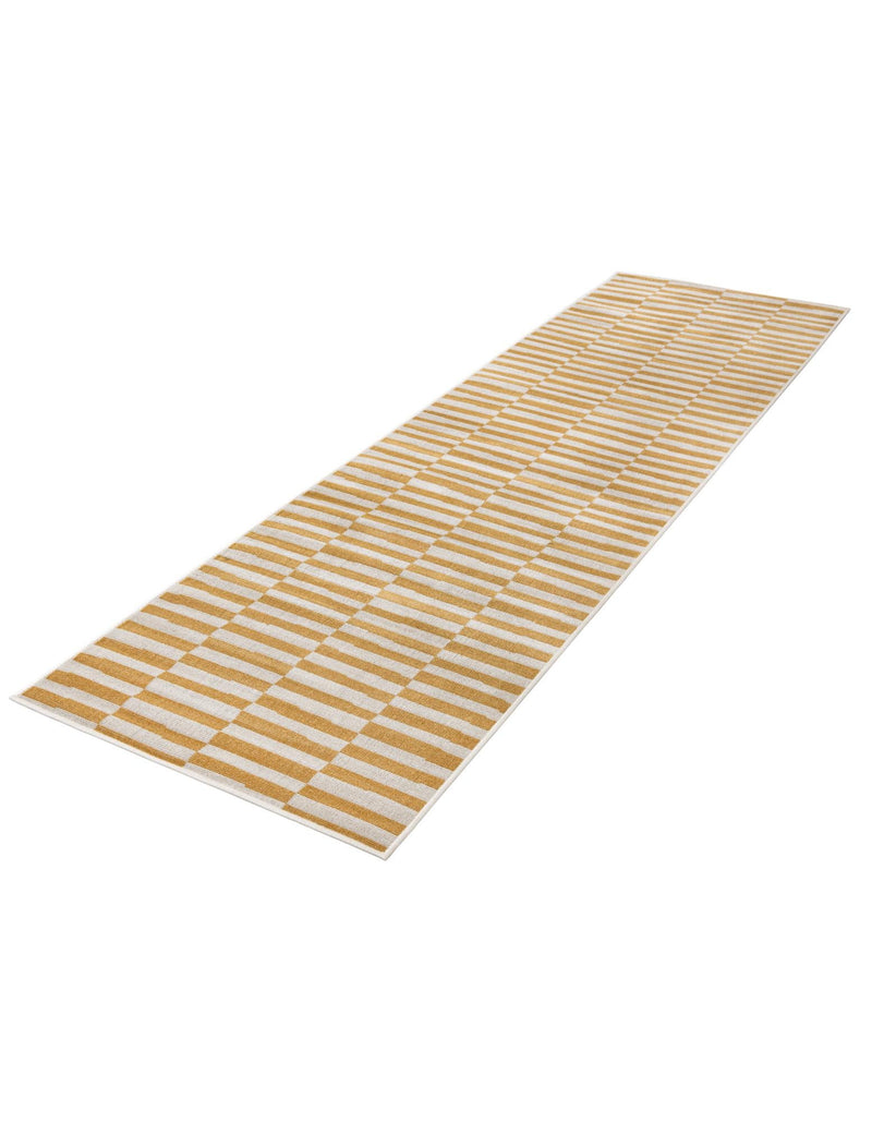 Soho Elegance Collection Area Rug -  Hudson (Yellow) Runner Yellow  lifestyle 23
