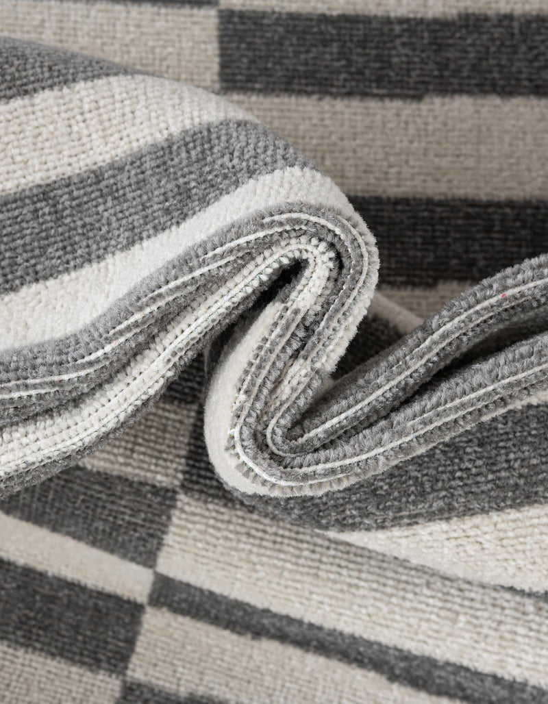 Soho Elegance Collection Area Rug -  Hudson (Dark Gray) Rectangle Dark Gray  lifestyle 18