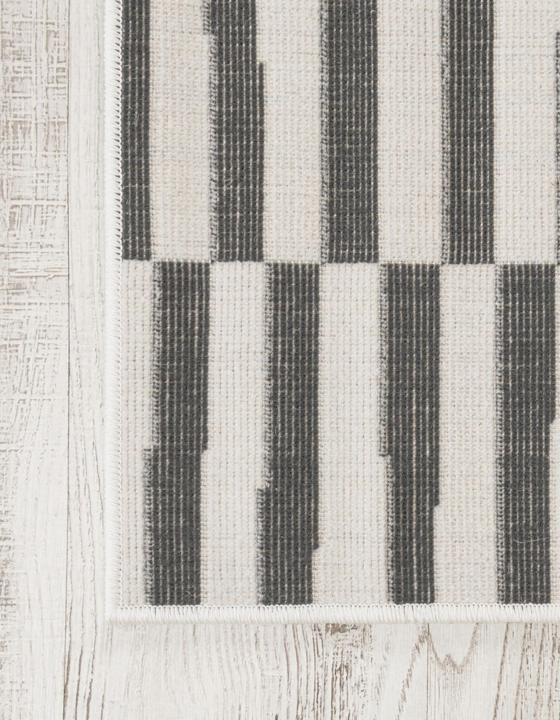 Soho Elegance Collection Area Rug -  Hudson (Dark Gray) Rectangle Dark Gray  lifestyle 24