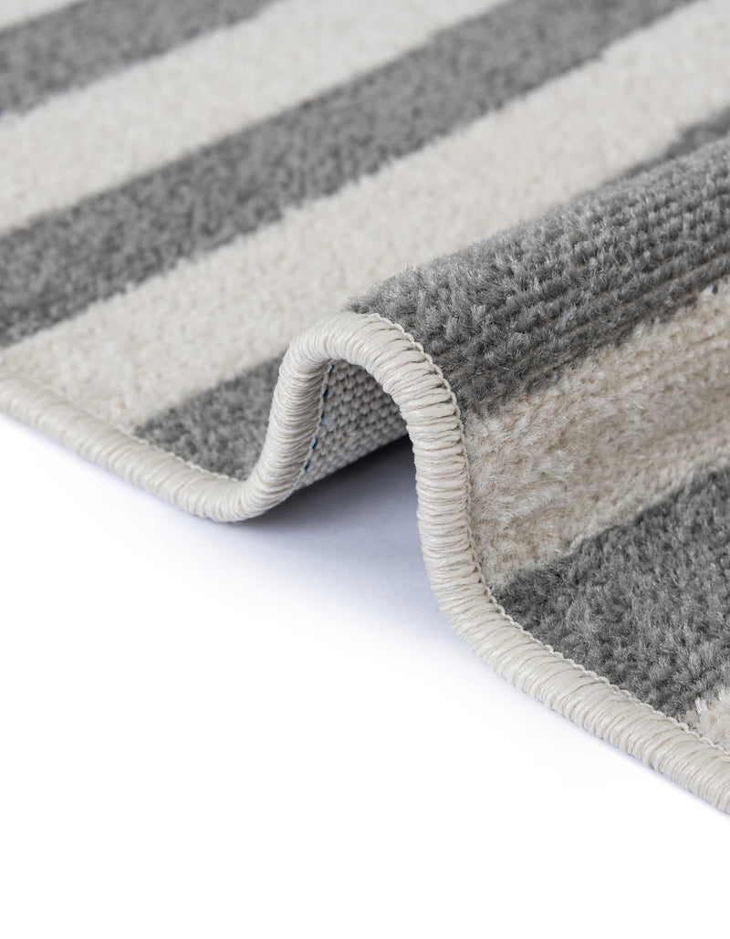 Soho Elegance Collection Area Rug -  Hudson (Dark Gray) Runner Dark Gray  lifestyle 34