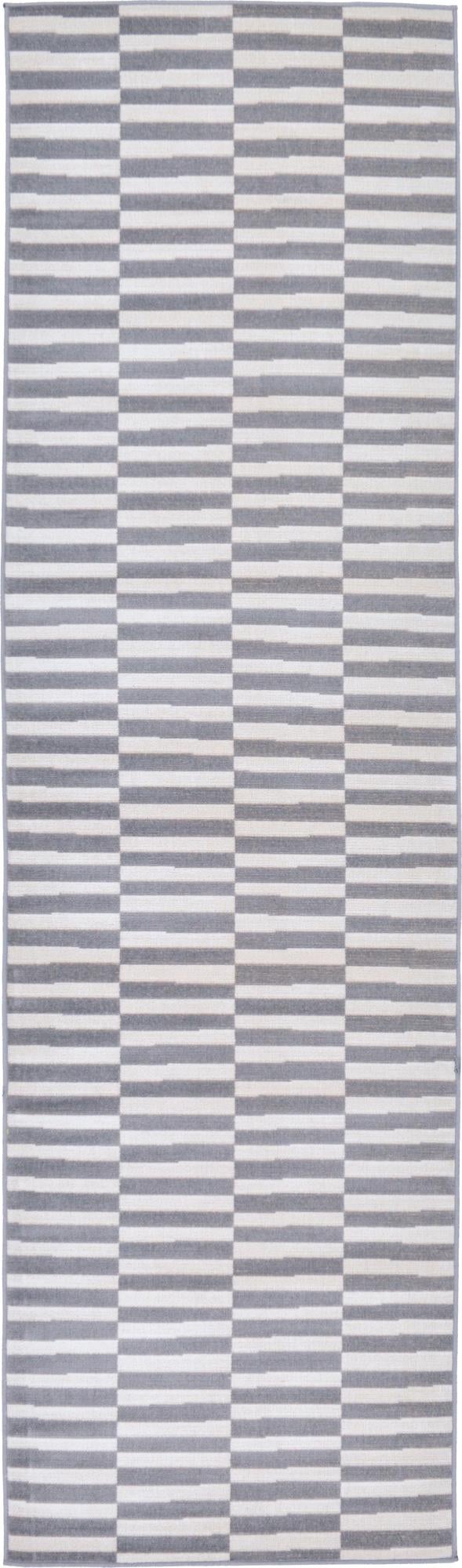 Soho Elegance Collection Area Rug -  Hudson (Dark Gray) Runner Dark Gray  lifestyle 15