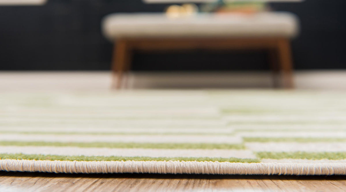 Soho Elegance Collection Area Rug -  Hudson (Green) Rectangle Green  lifestyle 5