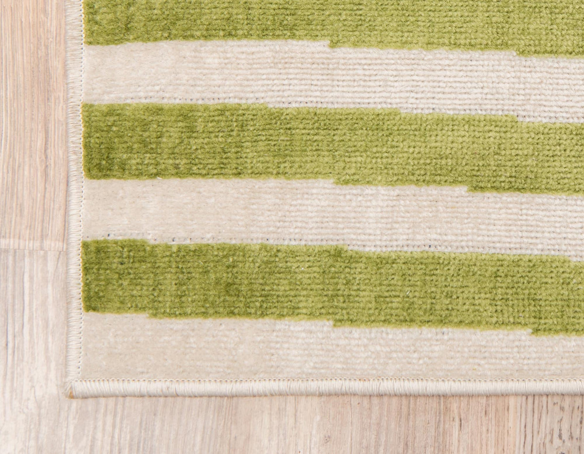 Soho Elegance Collection Area Rug -  Hudson (Green) Rectangle Green  lifestyle 9