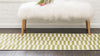 Soho Elegance Collection Area Rug -  Hudson (Green) Runner Green  lifestyle 17