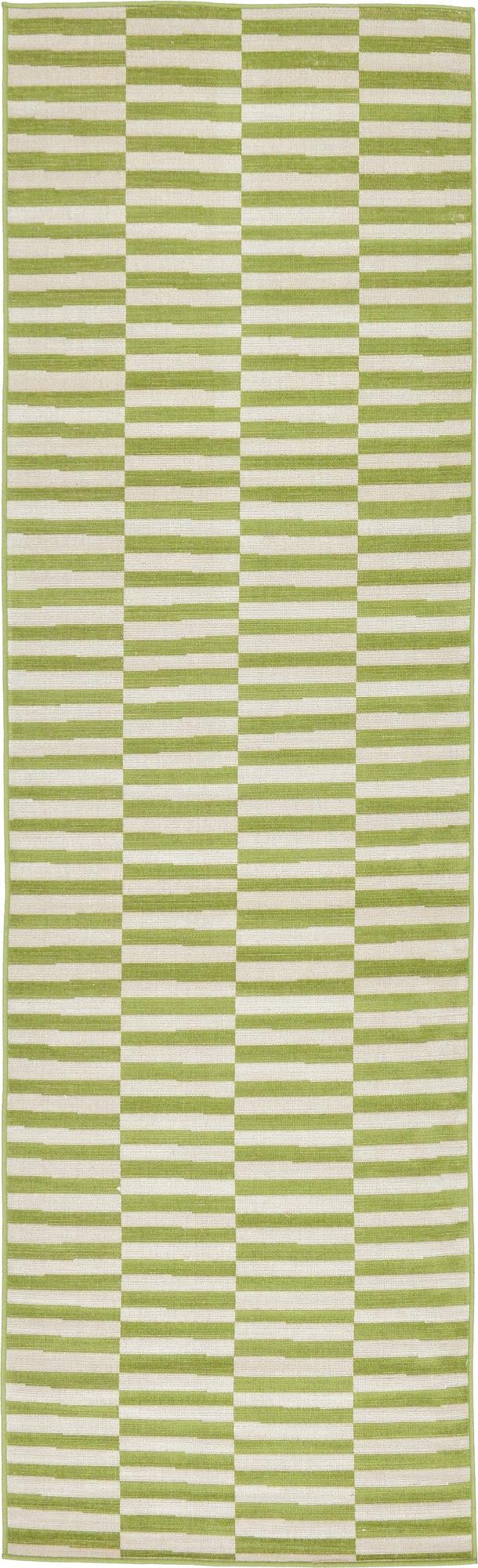 Soho Elegance Collection Area Rug -  Hudson (Green) Runner Green  lifestyle 11