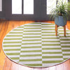 Soho Elegance Collection Area Rug -  Hudson (Green) Round Green  lifestyle 31