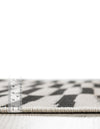 Soho Elegance Collection Area Rug -  Hudson (Black) Rectangle Black  lifestyle 5
