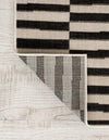 Soho Elegance Collection Area Rug -  Hudson (Black) Rectangle Black  lifestyle 7
