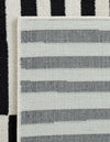 Soho Elegance Collection Area Rug -  Hudson (Black) Rectangle Black  lifestyle 9