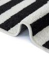Soho Elegance Collection Area Rug -  Hudson (Black) Rectangle Black  lifestyle 10