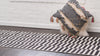 Soho Elegance Collection Area Rug -  Hudson (Black) Runner Black  lifestyle 27