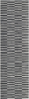 Soho Elegance Collection Area Rug -  Hudson (Black) Runner Black  lifestyle 16
