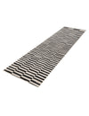 Soho Elegance Collection Area Rug -  Hudson (Black) Runner Black  lifestyle 28
