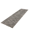 Soho Elegance Collection Area Rug -  Hudson (Black) Runner Black  lifestyle 29