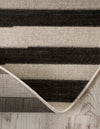 Soho Elegance Collection Area Rug -  Hudson (Black) Round Black  lifestyle 37