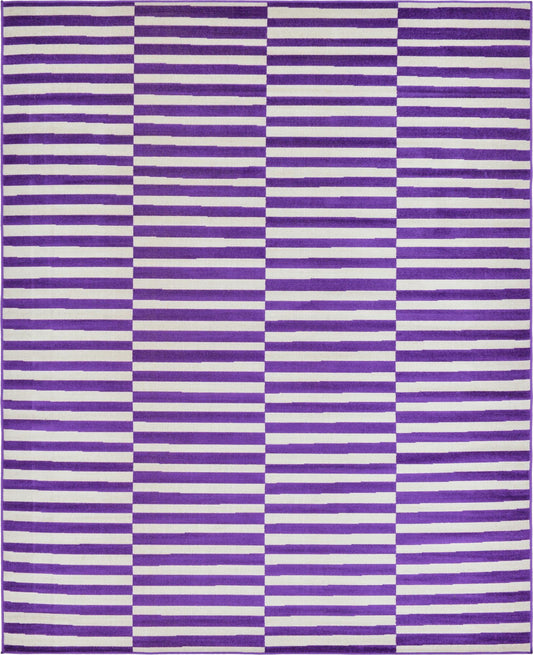 Soho Elegance Collection Area Rug -  Hudson (Purple) Rectangle Purple Main
