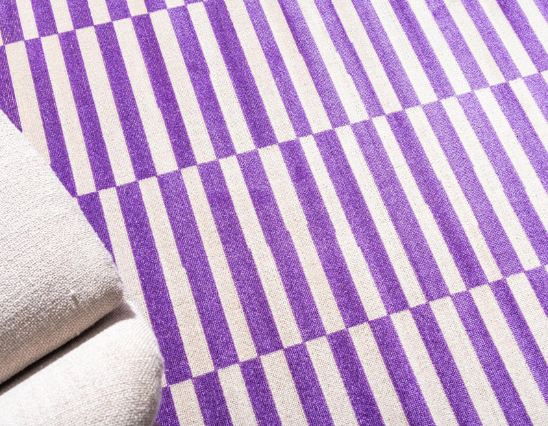 Soho Elegance Collection Area Rug -  Hudson (Purple) Rectangle Purple  lifestyle 6