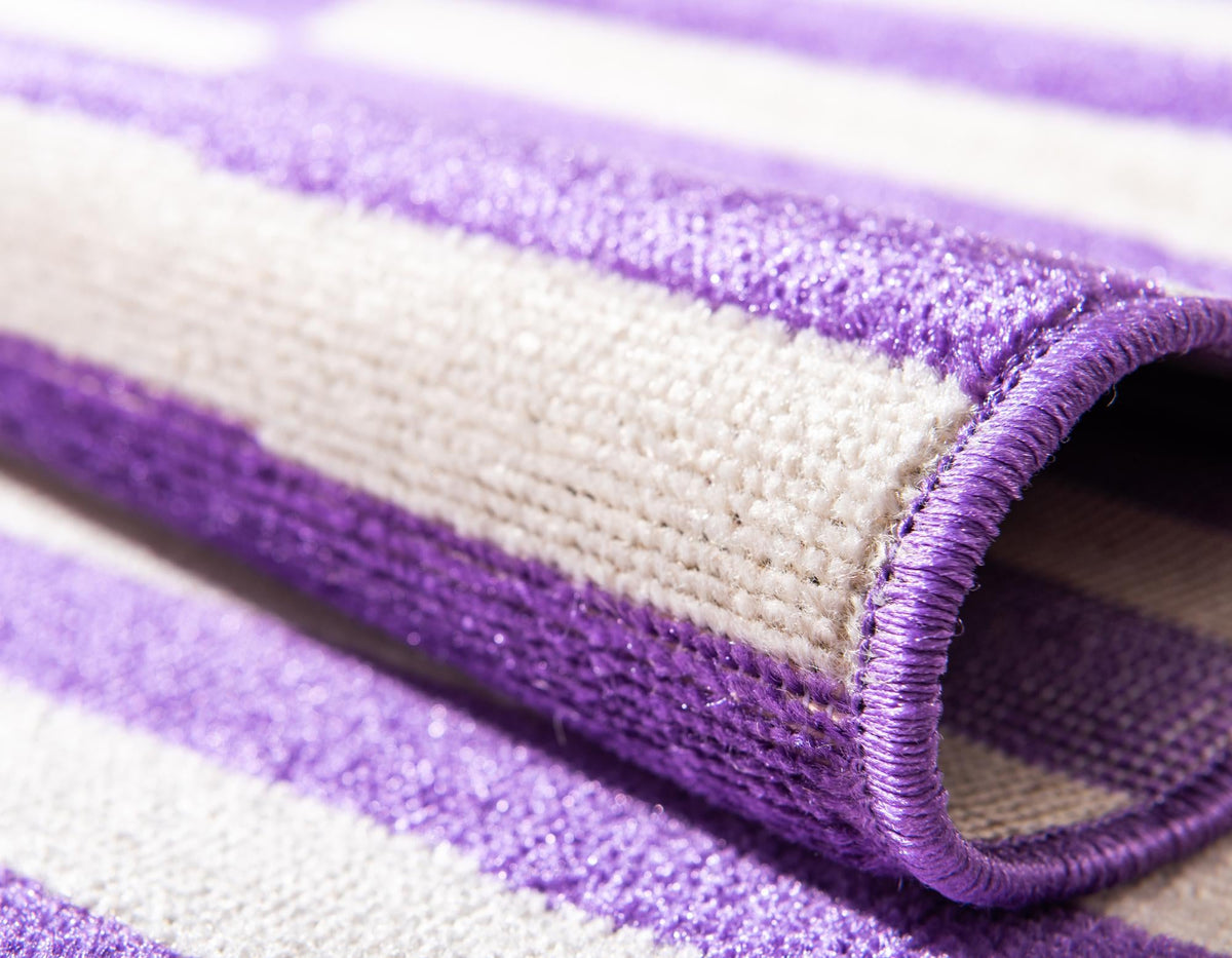 Soho Elegance Collection Area Rug -  Hudson (Purple) Rectangle Purple  lifestyle 7