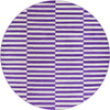 Soho Elegance Collection Area Rug -  Hudson (Purple) Round Purple  lifestyle 13