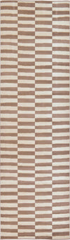 Soho Elegance Collection Area Rug -  Hudson (Light Brown) Runner Light Brown  lifestyle 11