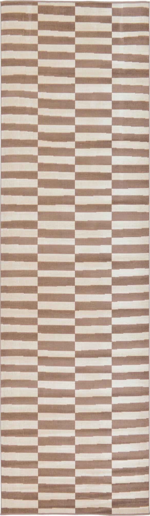 Soho Elegance Collection Area Rug -  Hudson (Light Brown) Runner Light Brown  lifestyle 11