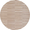 Soho Elegance Collection Area Rug -  Hudson (Light Brown) Round Light Brown  lifestyle 12