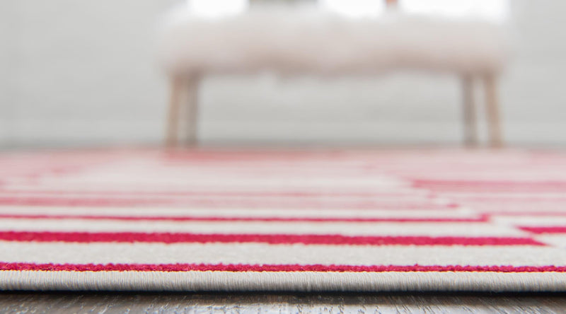 Soho Elegance Collection Area Rug -  Hudson (Red) Rectangle Red  lifestyle 5