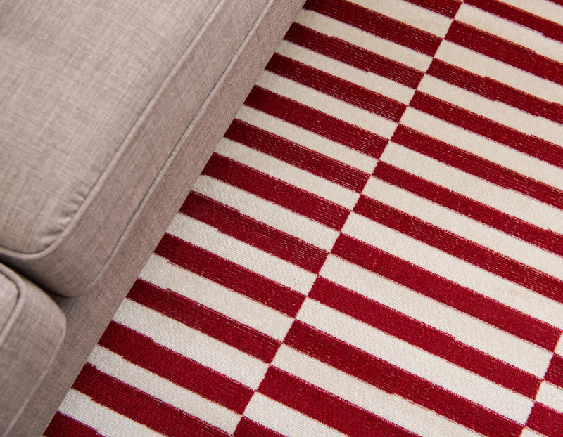 Soho Elegance Collection Area Rug -  Hudson (Red) Rectangle Red  lifestyle 6