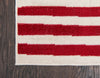 Soho Elegance Collection Area Rug -  Hudson (Red) Rectangle Red  lifestyle 9