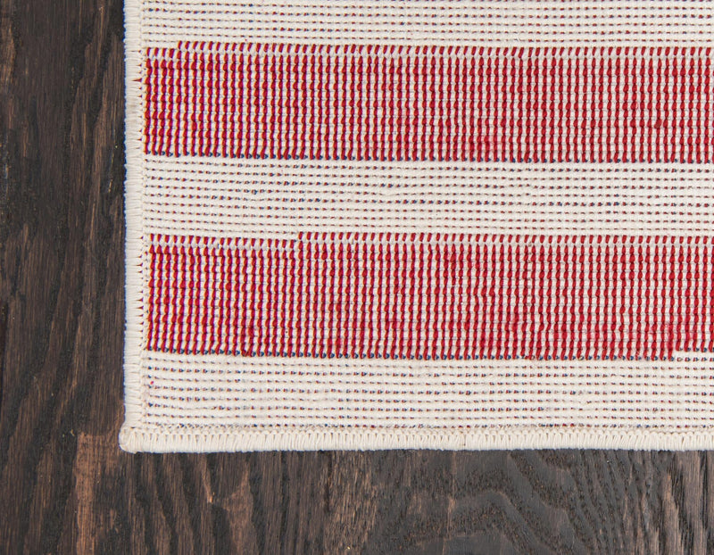 Soho Elegance Collection Area Rug -  Hudson (Red) Rectangle Red  lifestyle 10