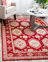 Soho Elegance Collection Area Rug -  Crosby Rectangle Red  lifestyle 3