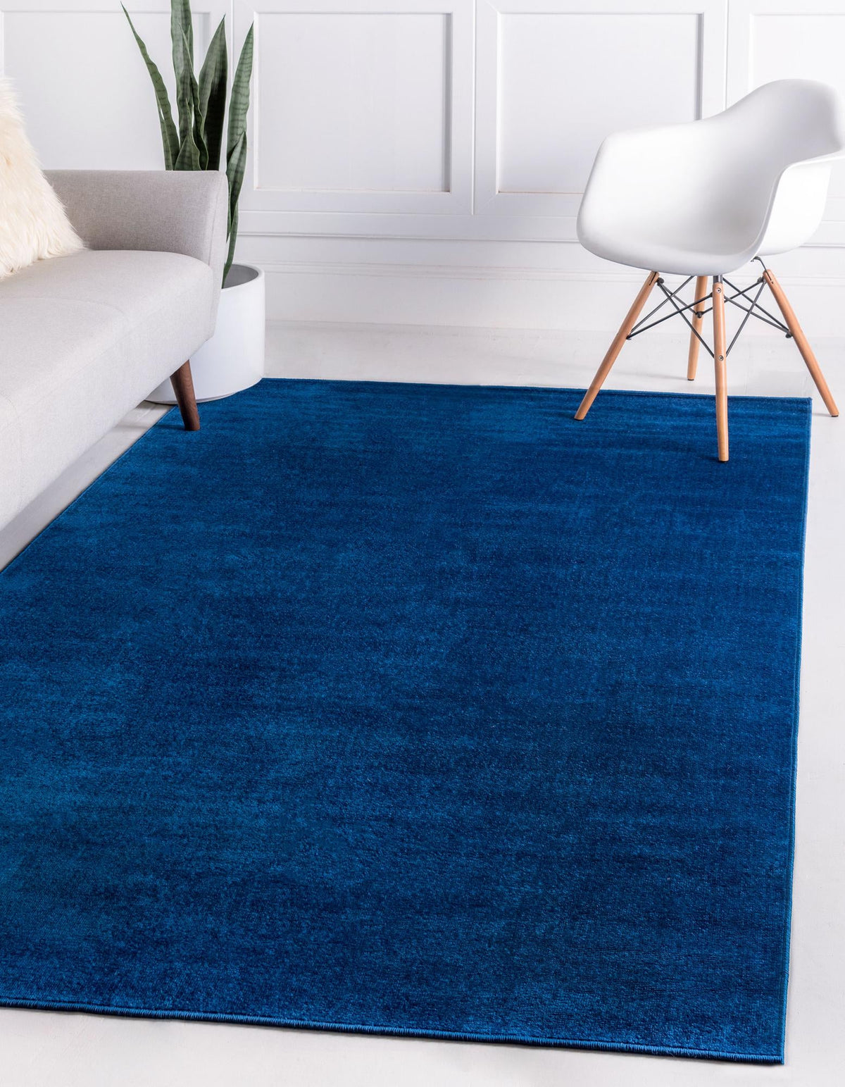 Soho Elegance Collection Area Rug - Chelsea (Navy Blue) Rectangle Navy Blue  lifestyle 2