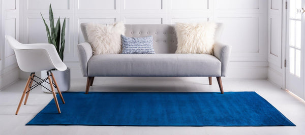 Soho Elegance Collection Area Rug - Chelsea (Navy Blue) Rectangle Navy Blue  lifestyle 4