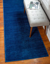 Soho Elegance Collection Area Rug - Chelsea (Navy Blue) Runner Navy Blue  lifestyle 13