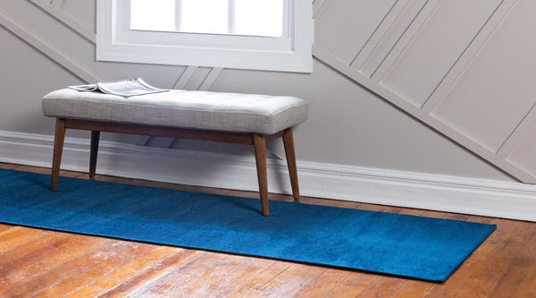 Soho Elegance Collection Area Rug - Chelsea (Navy Blue) Runner Navy Blue  lifestyle 15