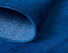 Soho Elegance Collection Area Rug - Chelsea (Navy Blue) Round Navy Blue  lifestyle 24