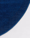 Soho Elegance Collection Area Rug - Chelsea (Navy Blue) Round Navy Blue  lifestyle 28