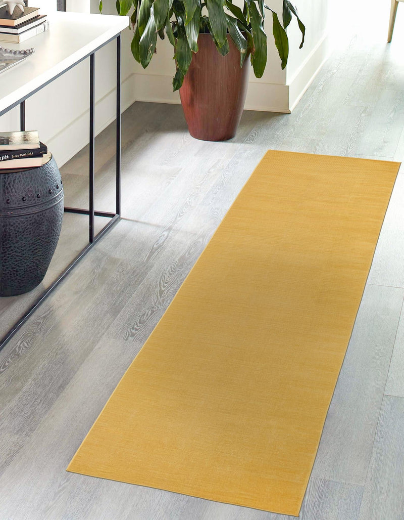 Soho Elegance Collection Area Rug - Chelsea (Gold) Runner Gold  lifestyle 18
