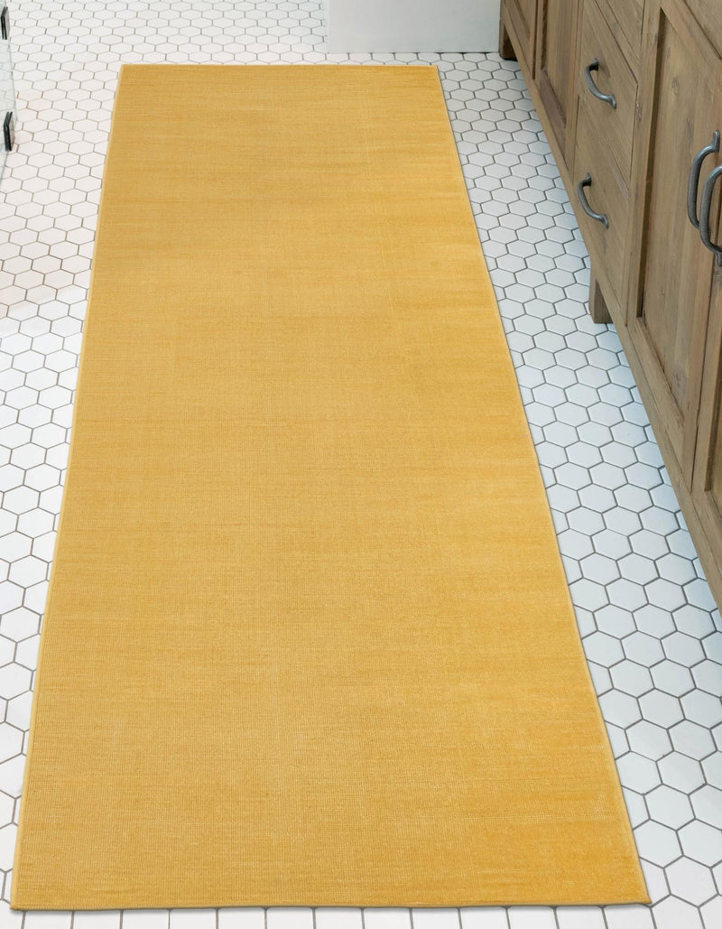 Soho Elegance Collection Area Rug - Chelsea (Gold) Runner Gold  lifestyle 20