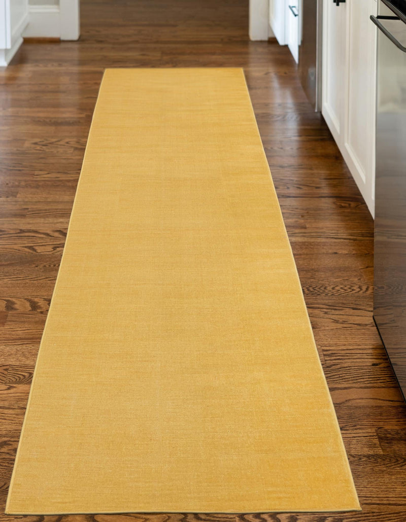 Soho Elegance Collection Area Rug - Chelsea (Gold) Runner Gold  lifestyle 22