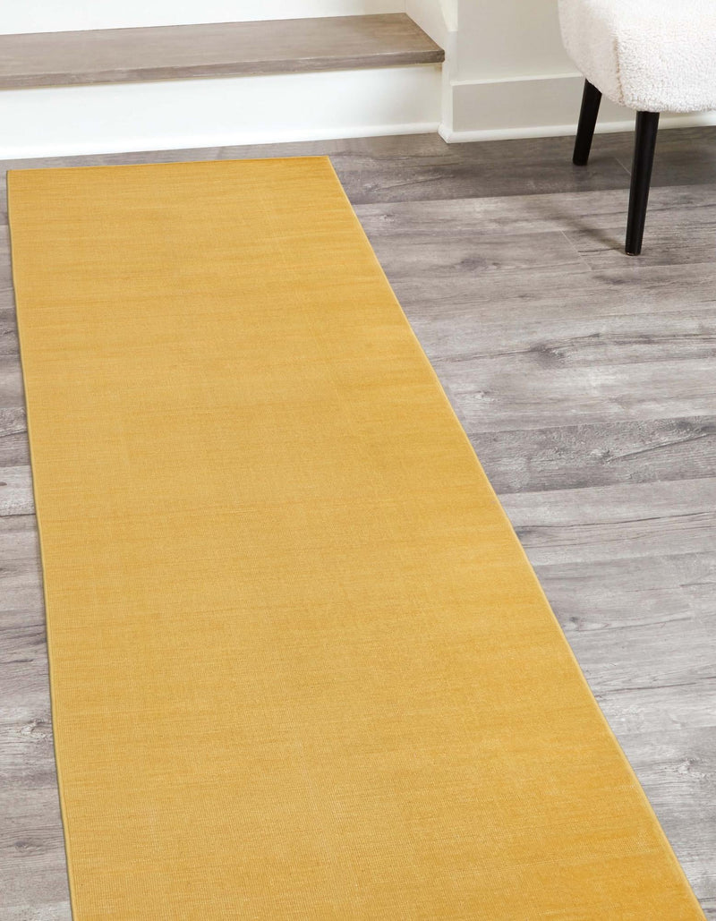 Soho Elegance Collection Area Rug - Chelsea (Gold) Runner Gold  lifestyle 32