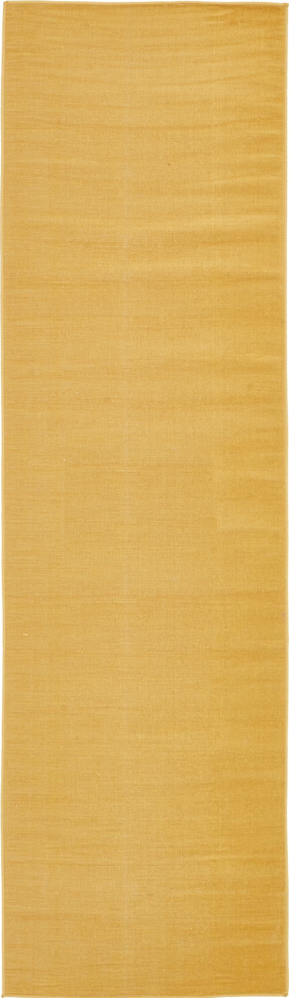 Soho Elegance Collection Area Rug - Chelsea (Gold) Runner Gold  lifestyle 16