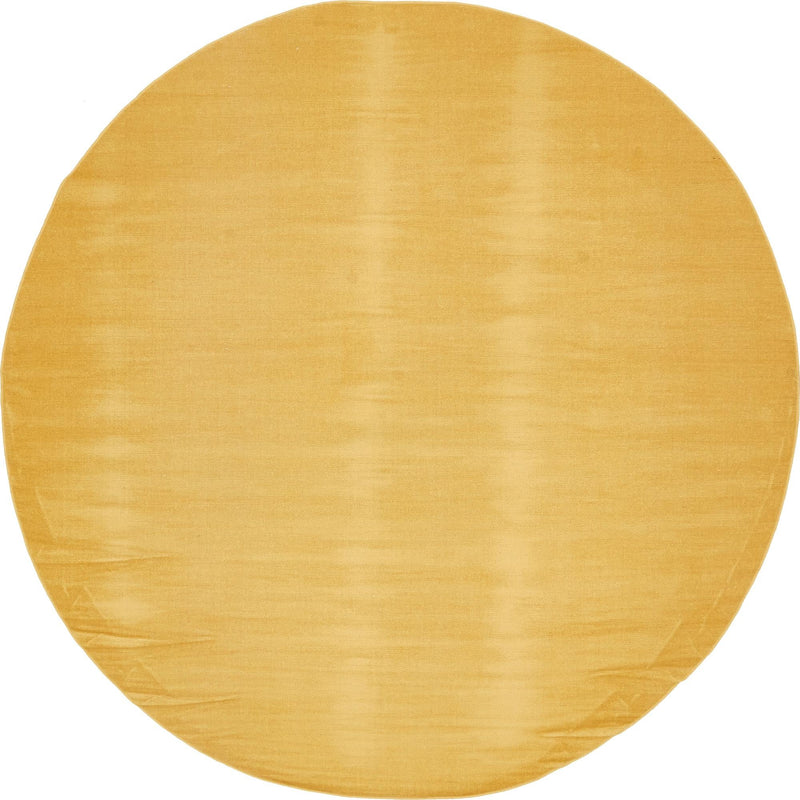 Soho Elegance Collection Area Rug - Chelsea (Gold) Round Gold  lifestyle 17