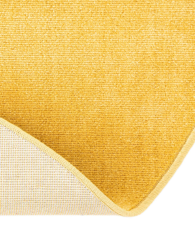 Soho Elegance Collection Area Rug - Chelsea (Gold) Round Gold  lifestyle 38